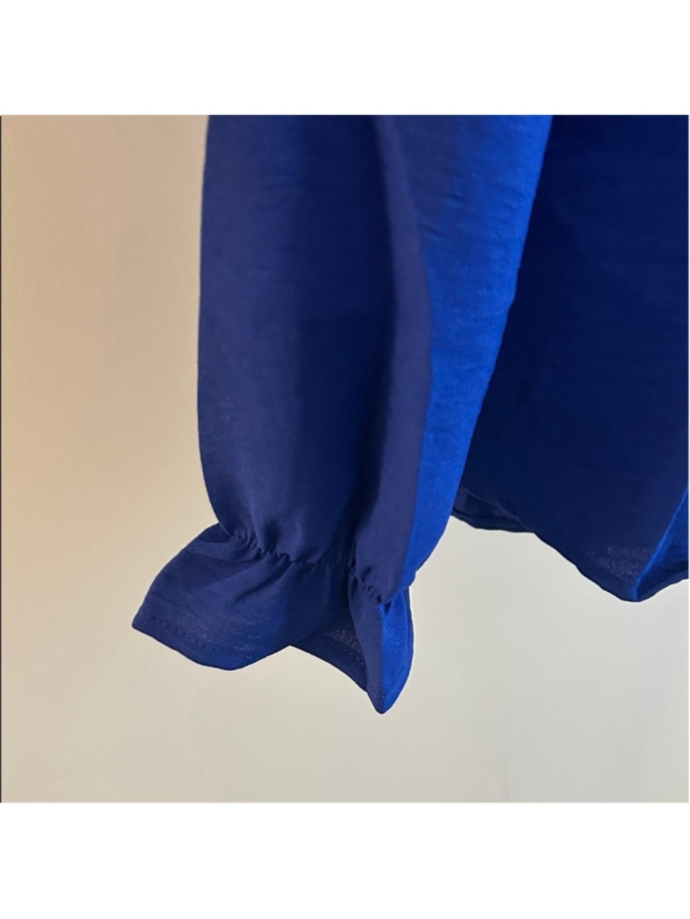 Chic Cobalt Blue Button-Down Shirt - Picture 2 of 5